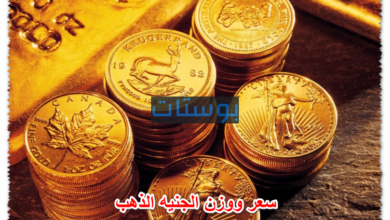 سعر ووزن الجنيه الذهب